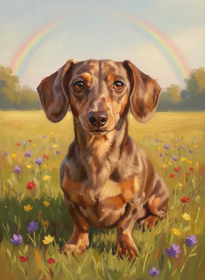 Memorial Meadow pet portrait example
