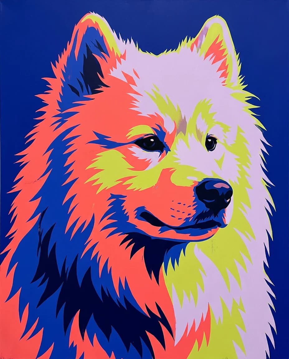 Modern Pop Color portrait example